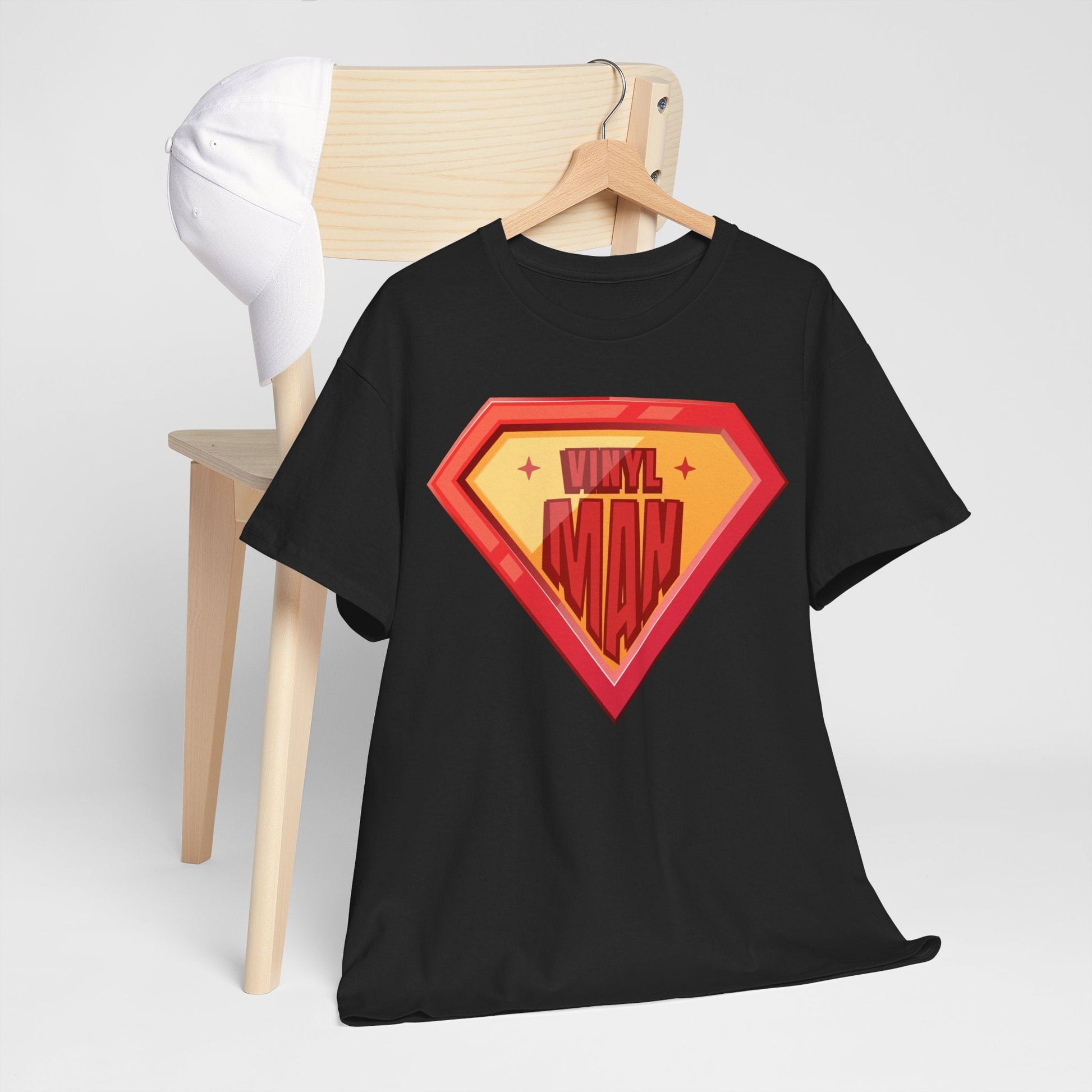 Vinyl Man Men's Superhero T-Shirt
