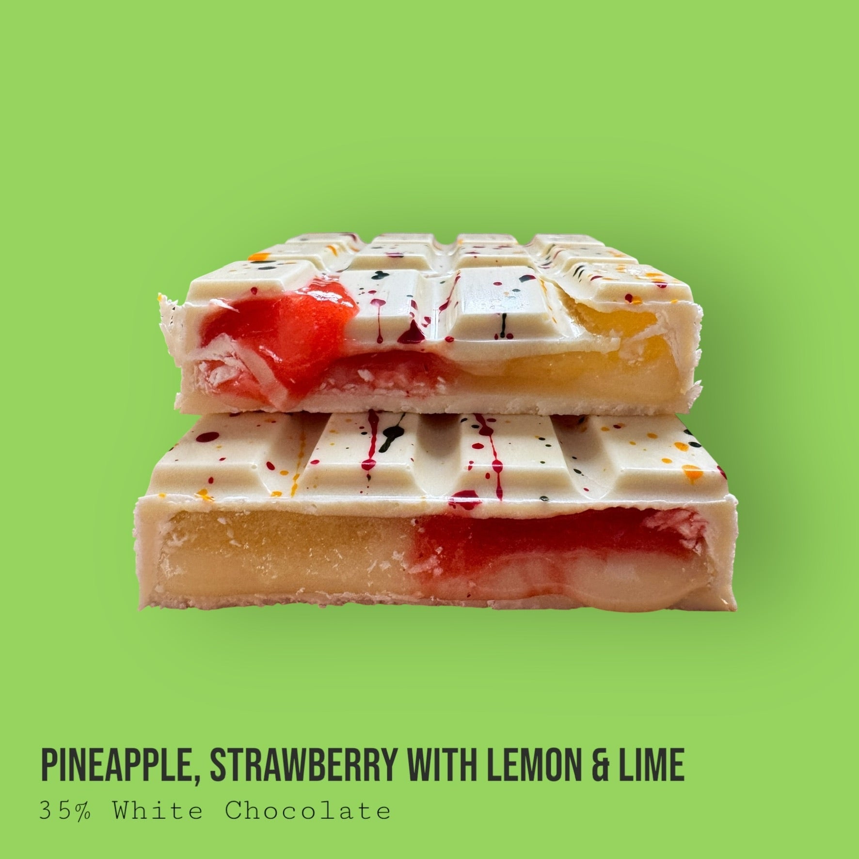 Pineapple Strawberry Lemon and Lime Dessert Bar 230g