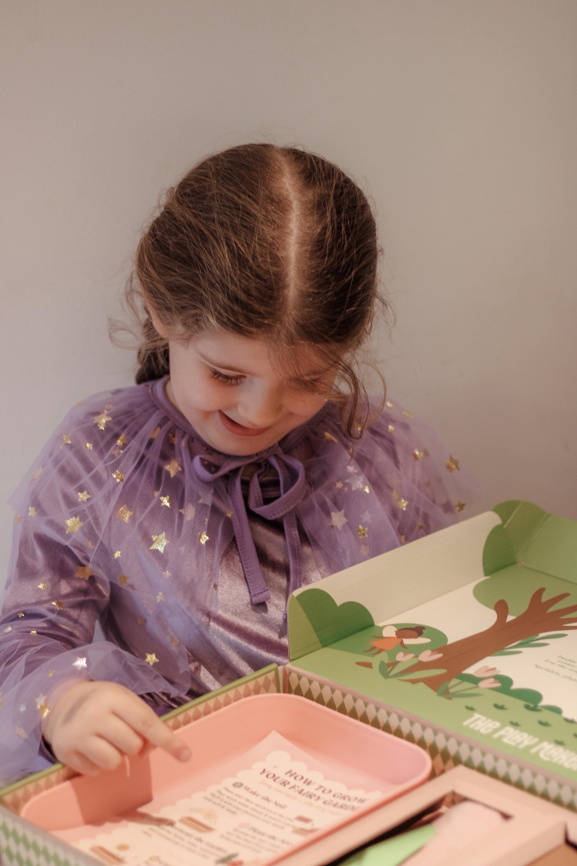 Fairy Garden Starter Kit with Apron, Tray, Shovel, Fairies, Soil and Seeds