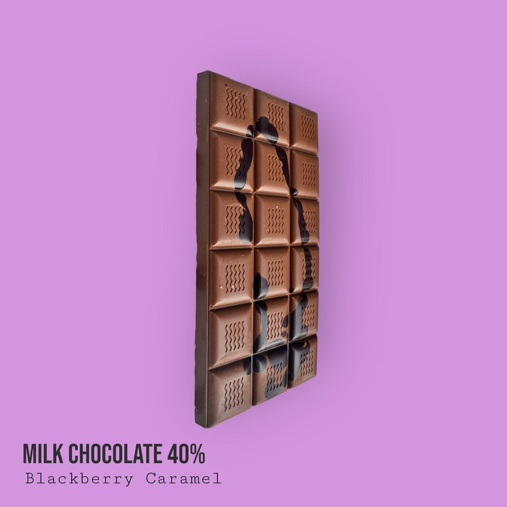 Milk 40% Blackberry Caramel Bar 110g