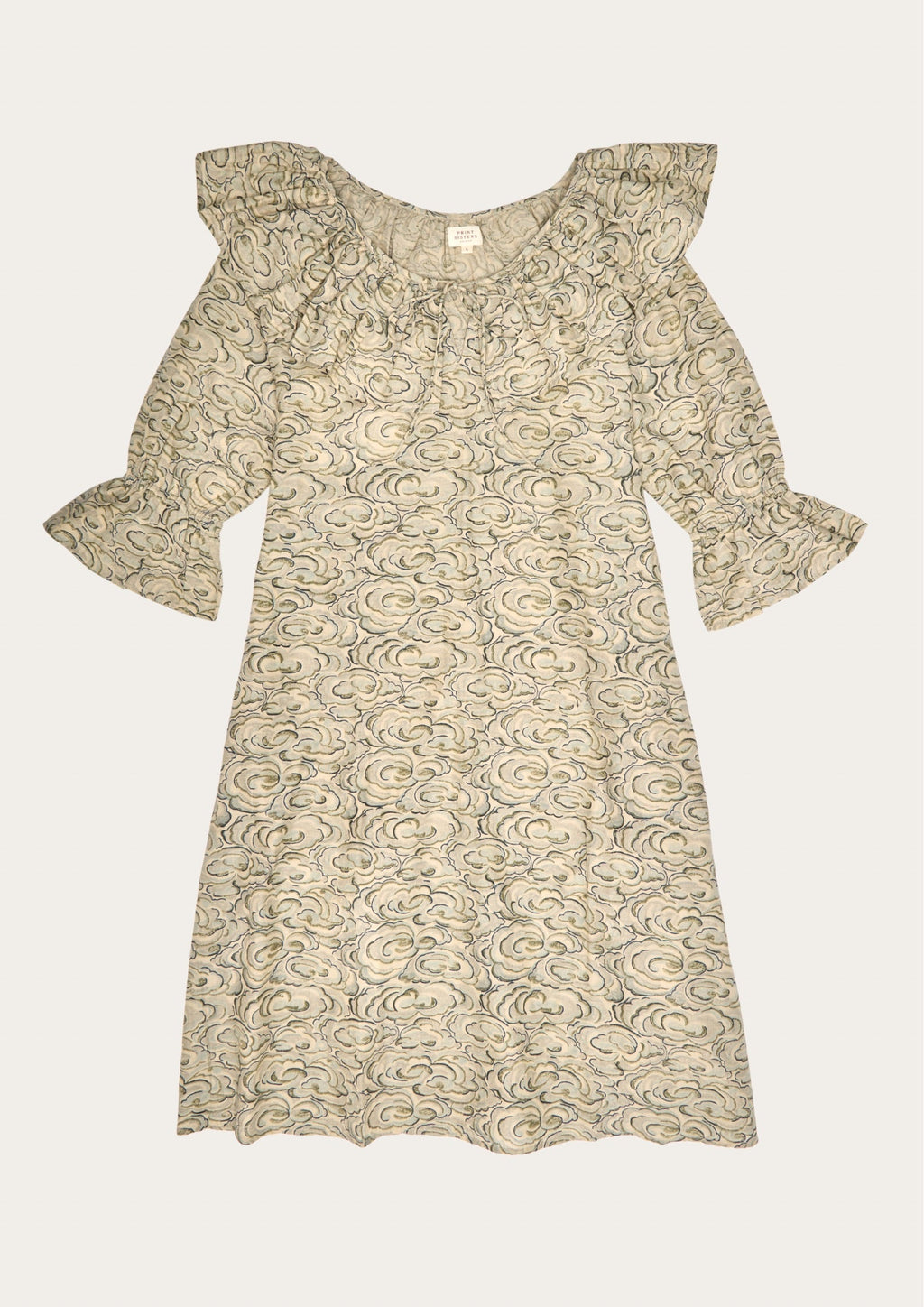 Kumo Clouds Dress - Print Sisters Loungewear