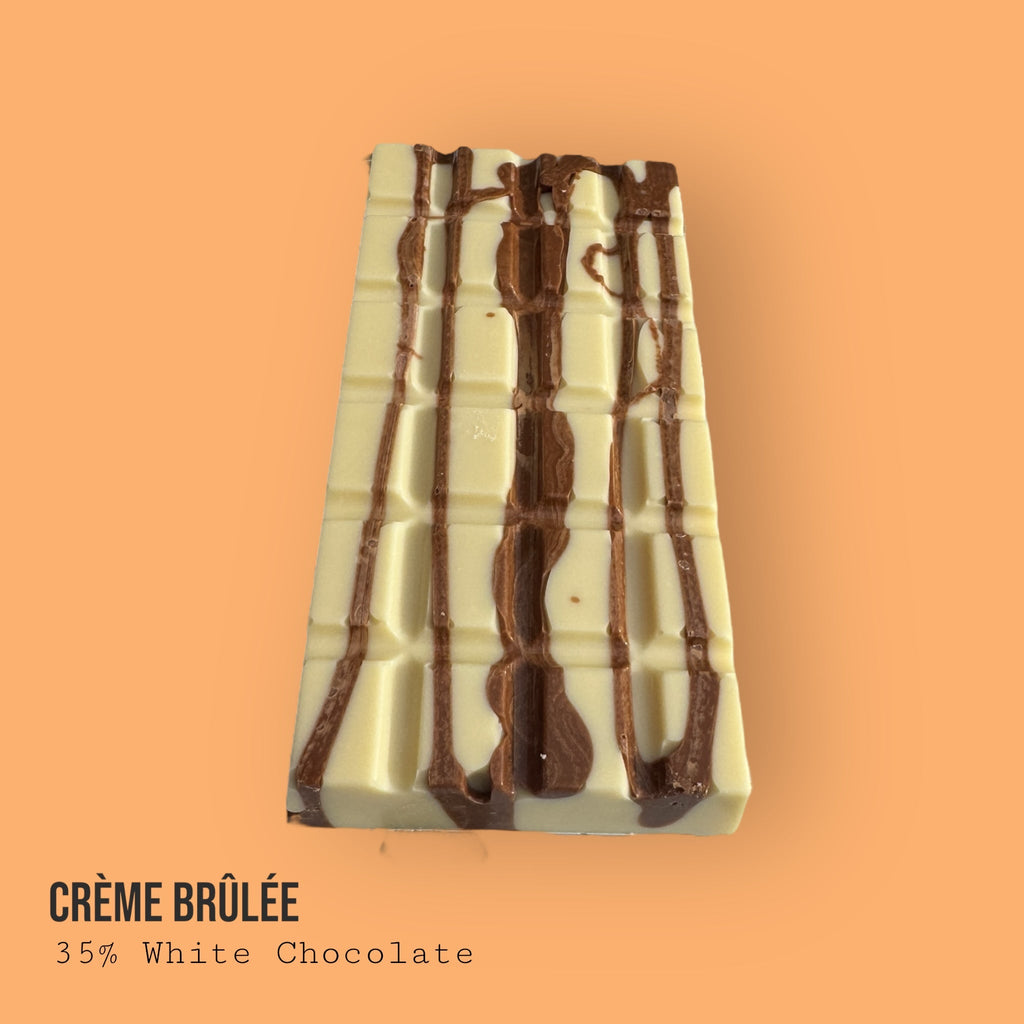 Creme Brulee Custard and Vanilla White Chocolate Dessert Bar 230g