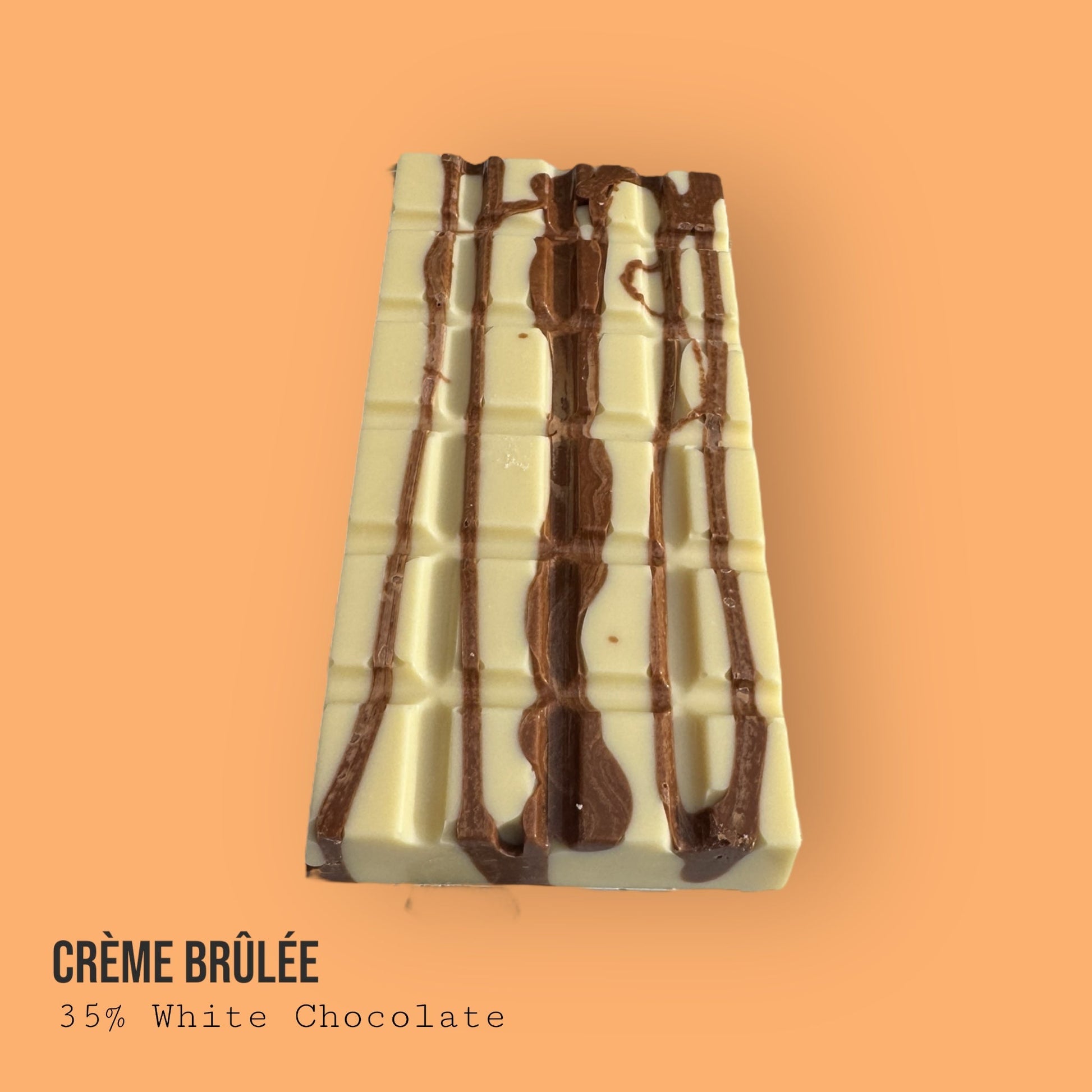 Creme Brulee Custard and Vanilla White Chocolate Dessert Bar 230g