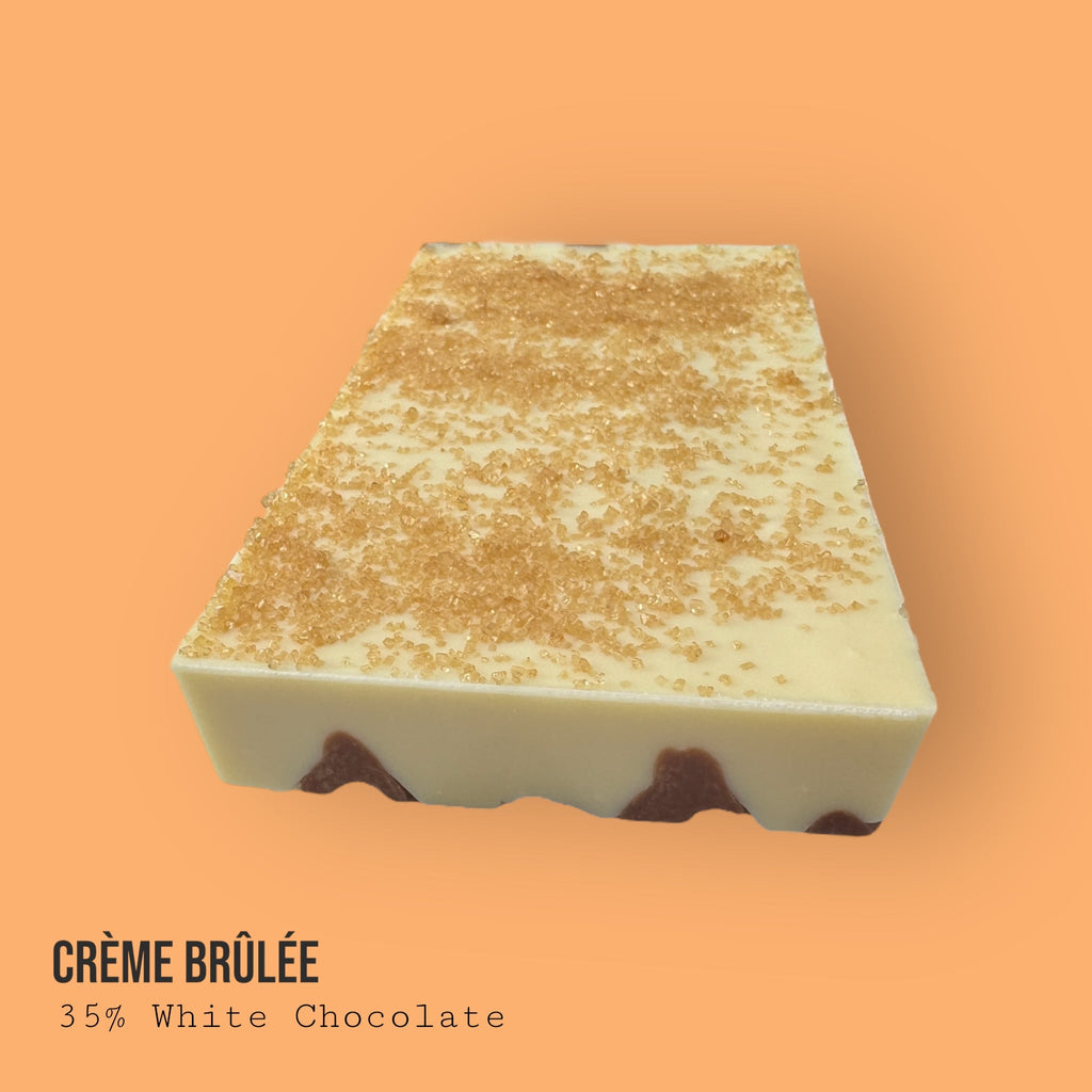 Creme Brulee Custard and Vanilla White Chocolate Dessert Bar 230g