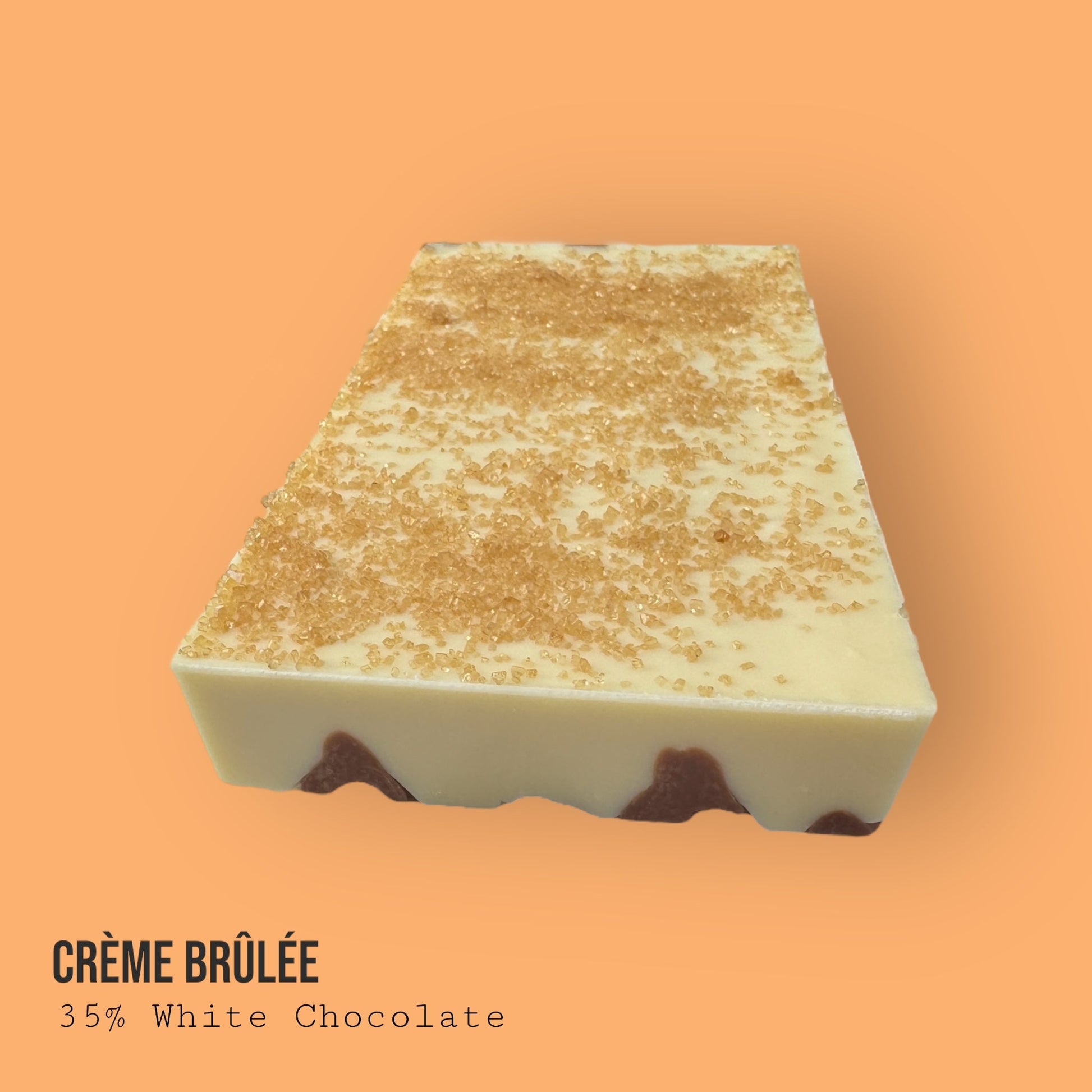 Creme Brulee Custard and Vanilla White Chocolate Dessert Bar 230g