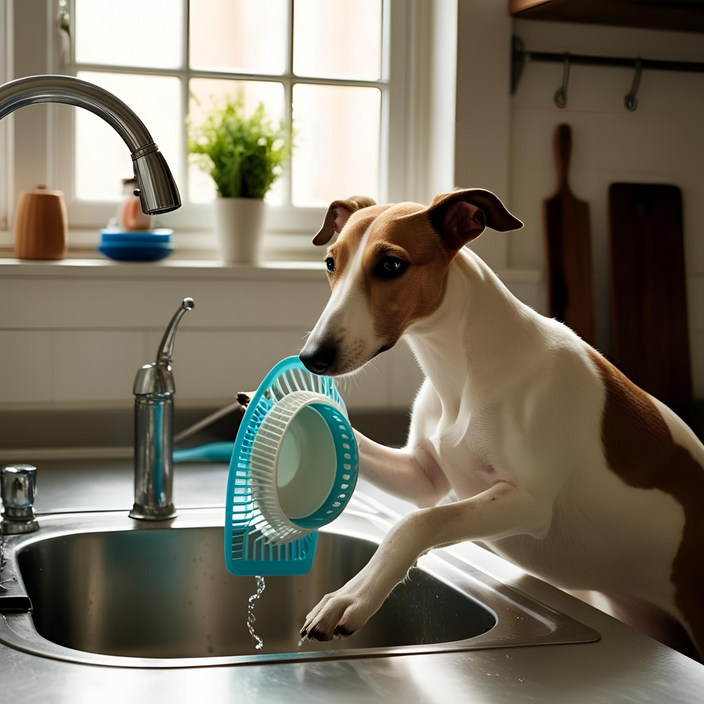 Whippet’s Judgy Tea Towel – Priorities, Human!