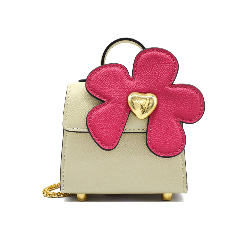Little Flower Daisy Leather Crossbody Mini Bag