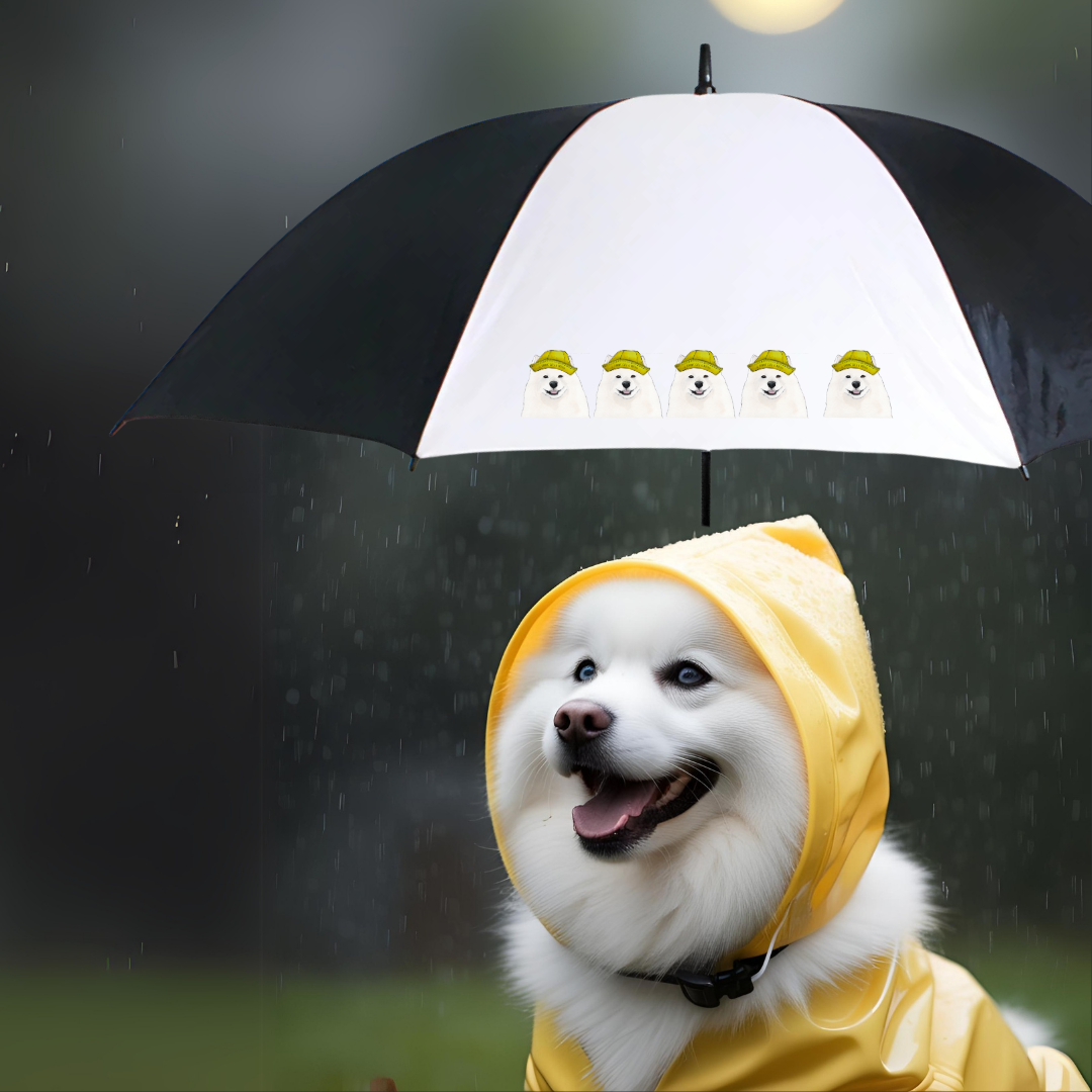Rain or Shine, I'm Fine – Samoyed Umbrella Vibes