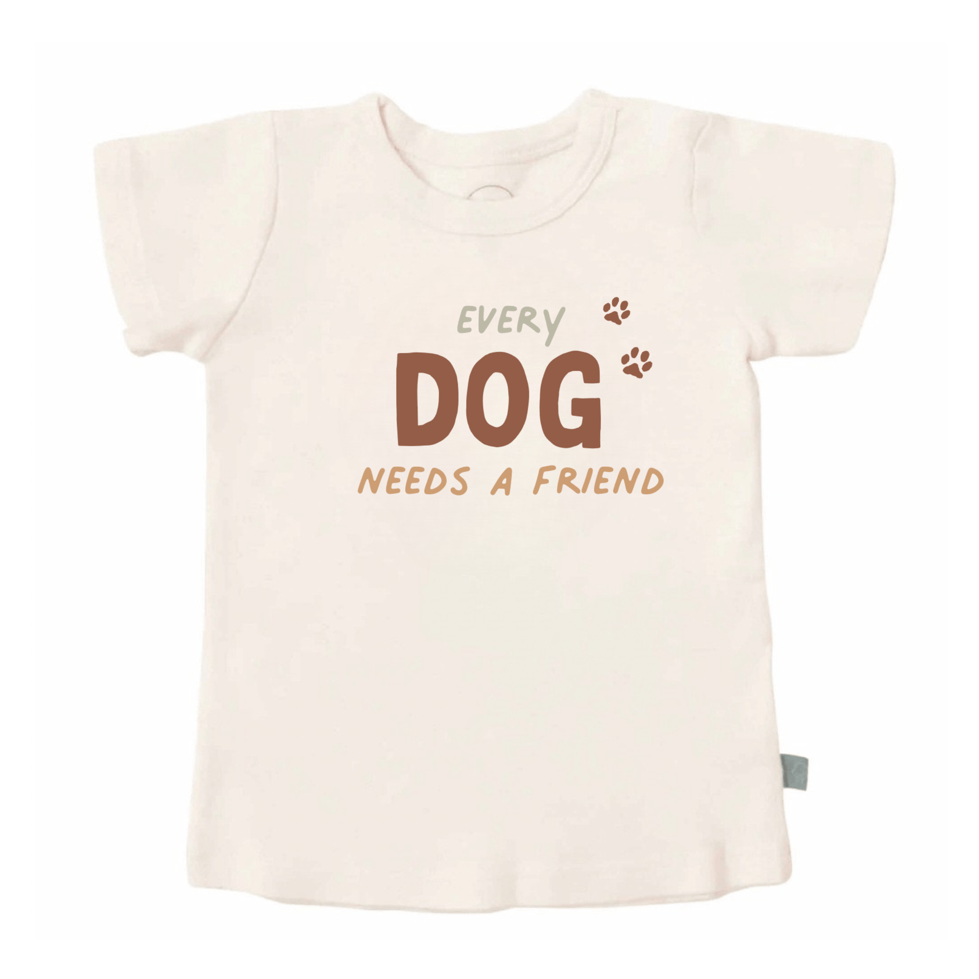 Every Dog Needs a Friend Organic Toddler Tee