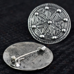 Medium York Disc Brooch