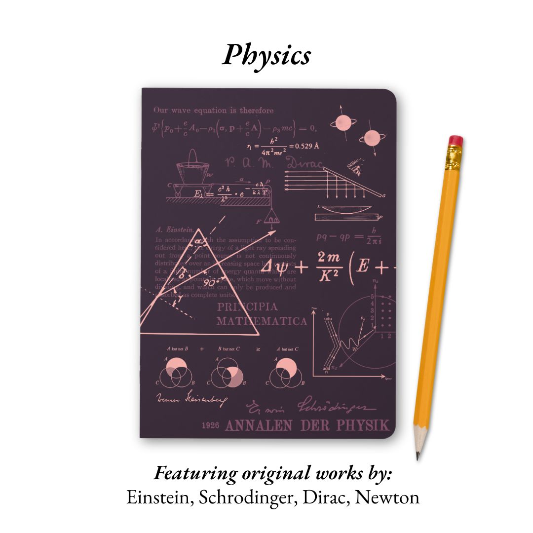 Foundations of Reality Notebook Trio with Maths Chemistry Physics