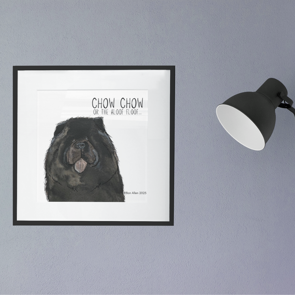 The Aloof Floof in Fine Art – Chow Chow Giclée Print