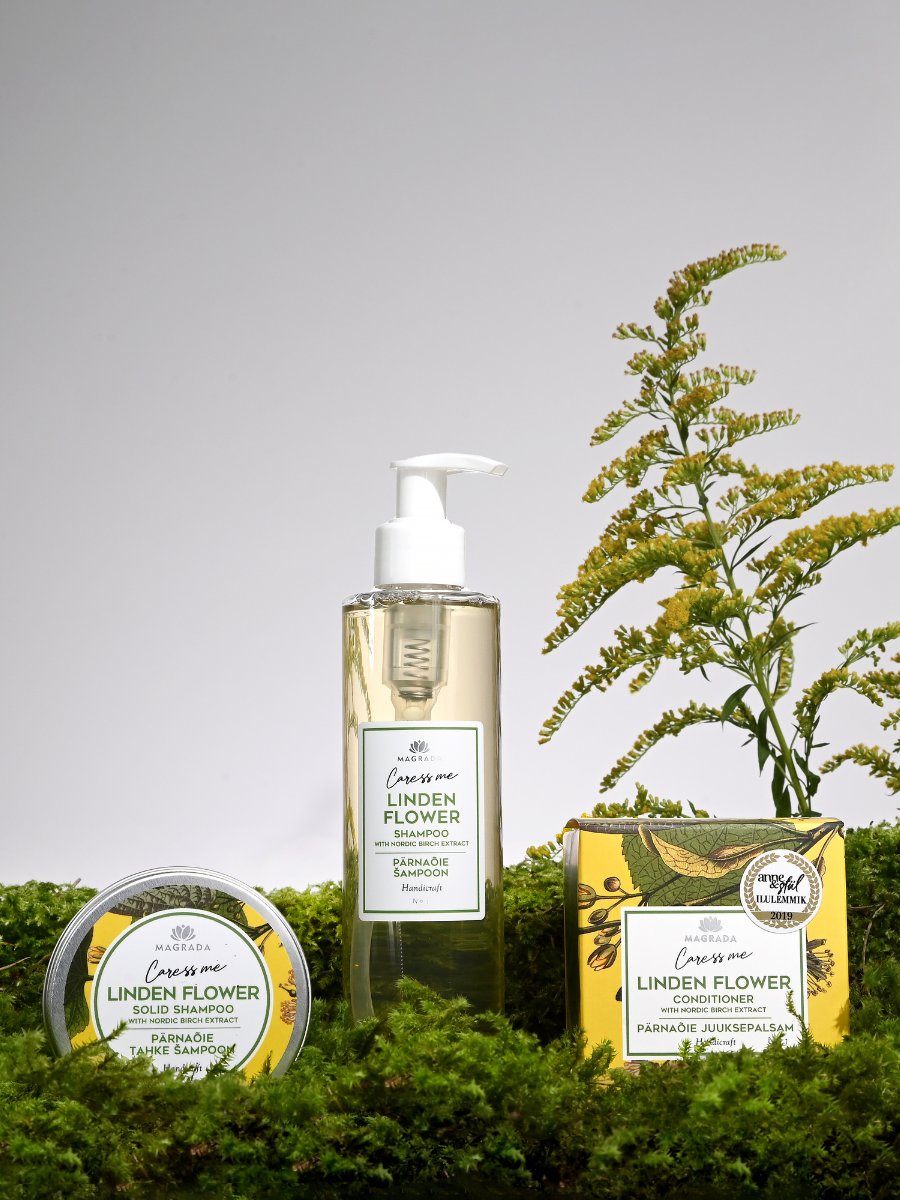 Linden Flower & Birch Extract Shampoo – Enhances Growth & Shine by Magrada Organic Cosmetics at www.brixbailey.com