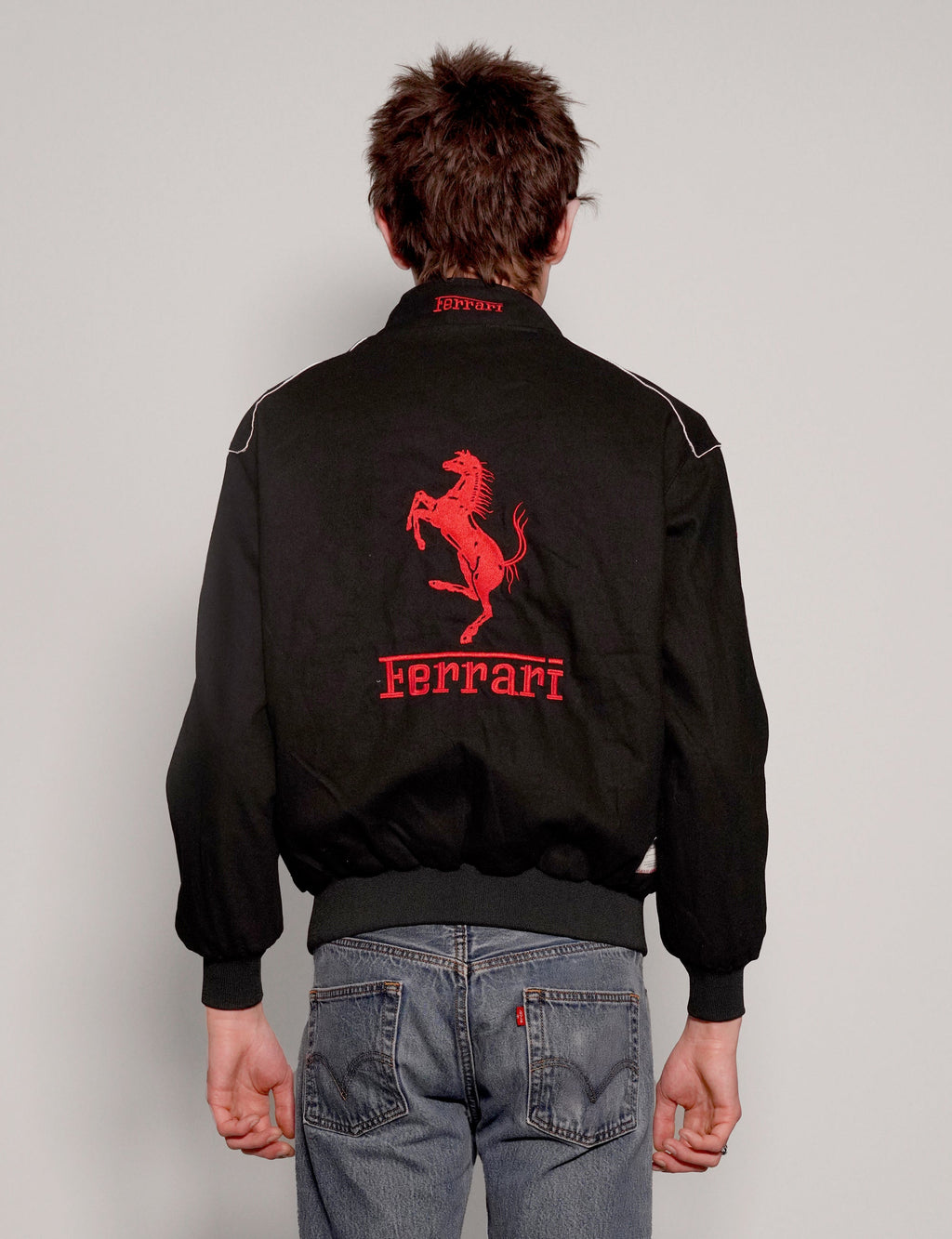 Black Ferrari Racing Jacket