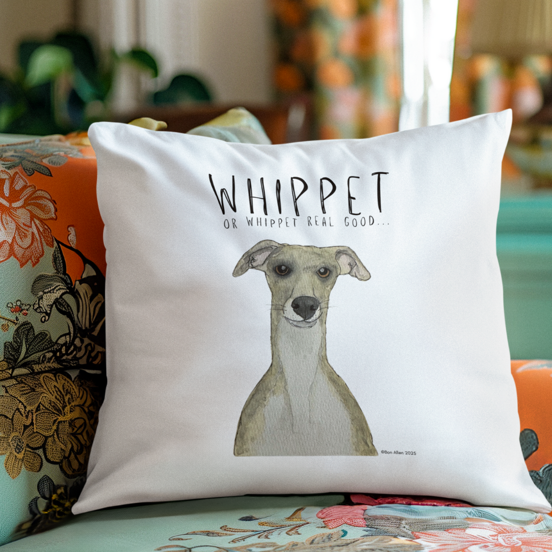Whippet Real Good Cushion – Zoomies & Comfort Combined!