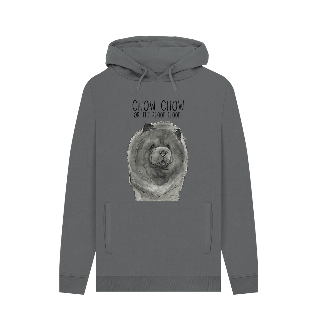 Blue Chow Chow Men's Hoodie – Featuring The Aloof Floof Design!