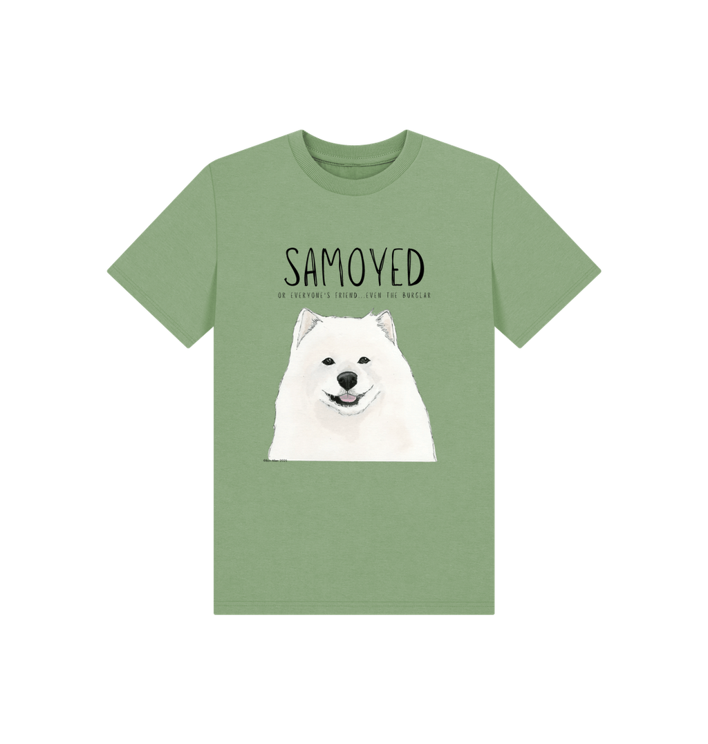 The Samoyed Kid's Tee: Fluffy, Friendly, and Ready for Mischief!