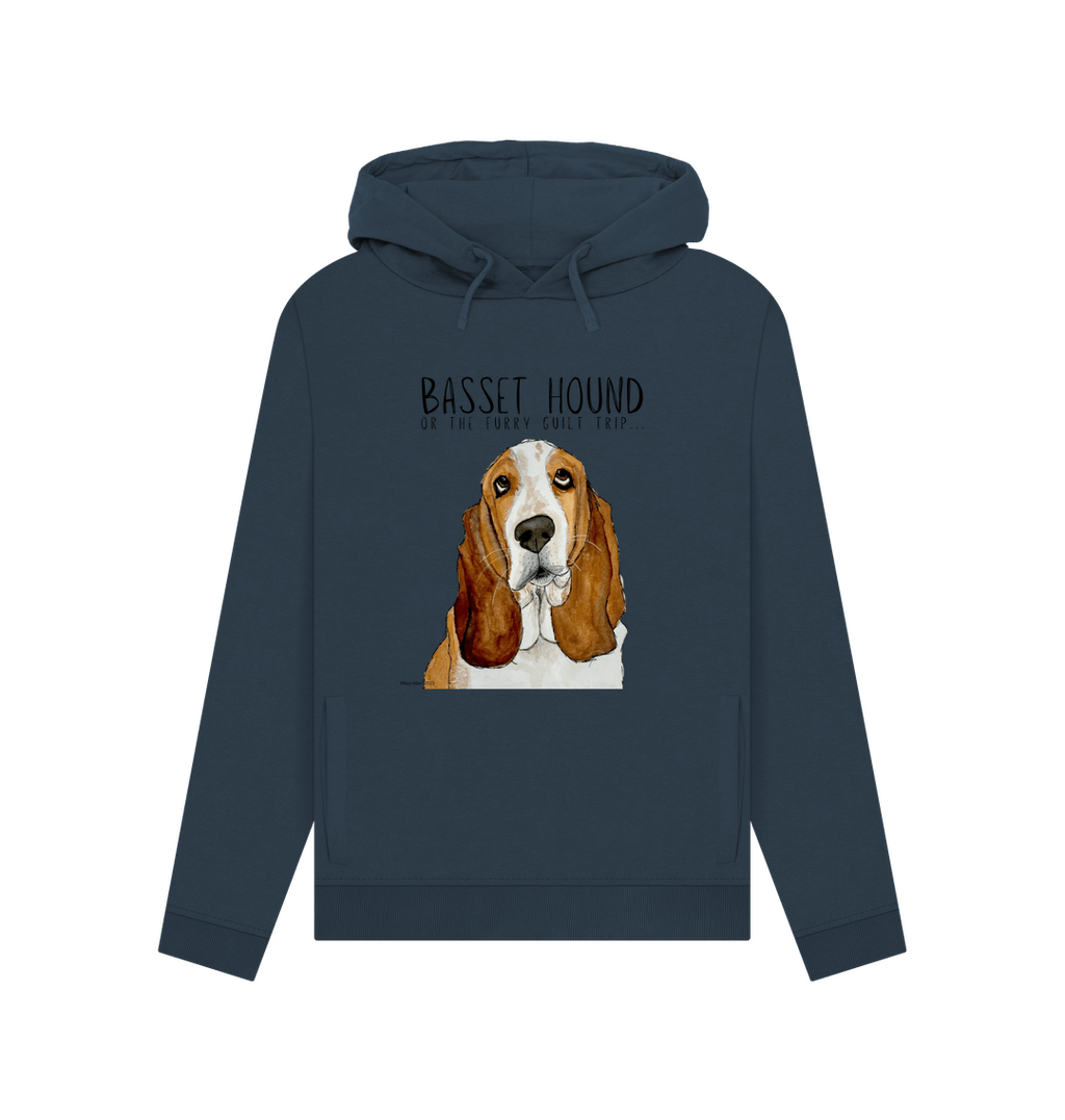 Basset Hound Women’s Hoodie: Embrace the Cozy Guilt Trip