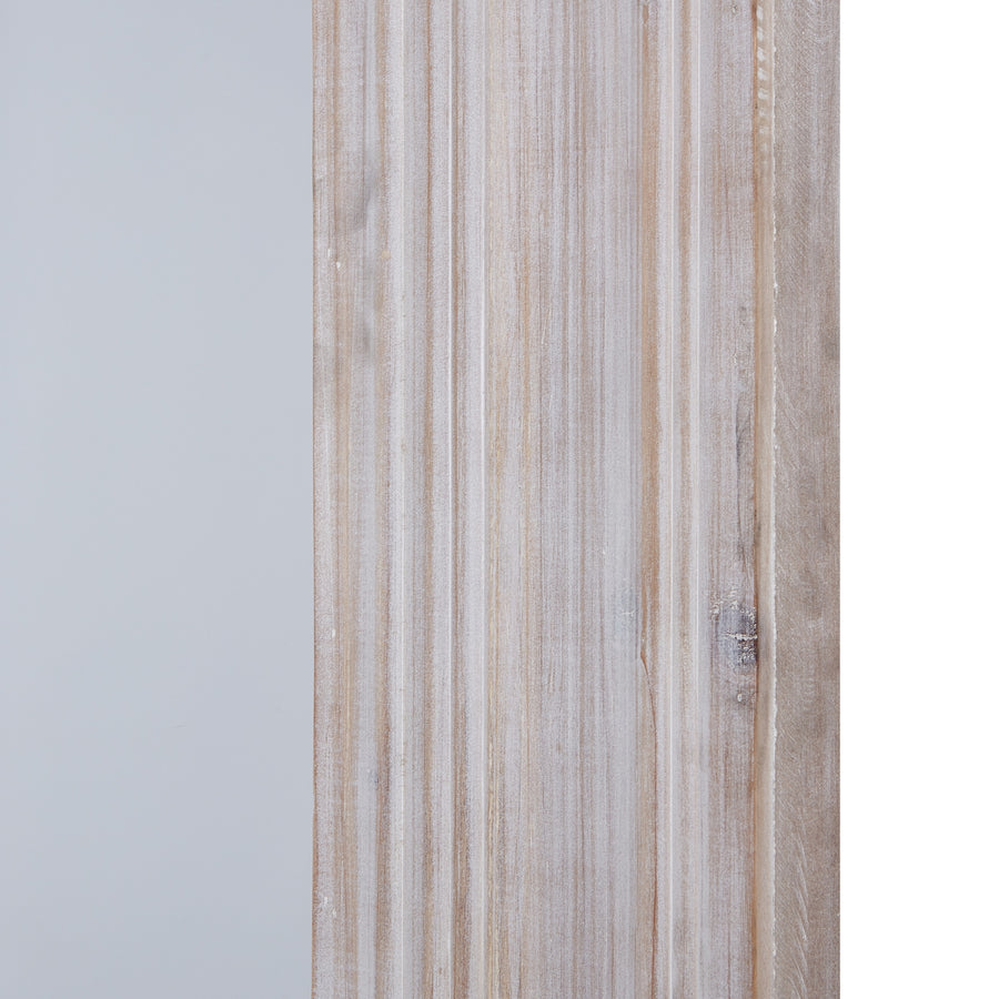 The Harewood White Washed Large Mirror - Rustic Charm Meets Modern Elegance - 200 cm Height, 100 cm Width by Hill Interiors at www.brixbailey.com