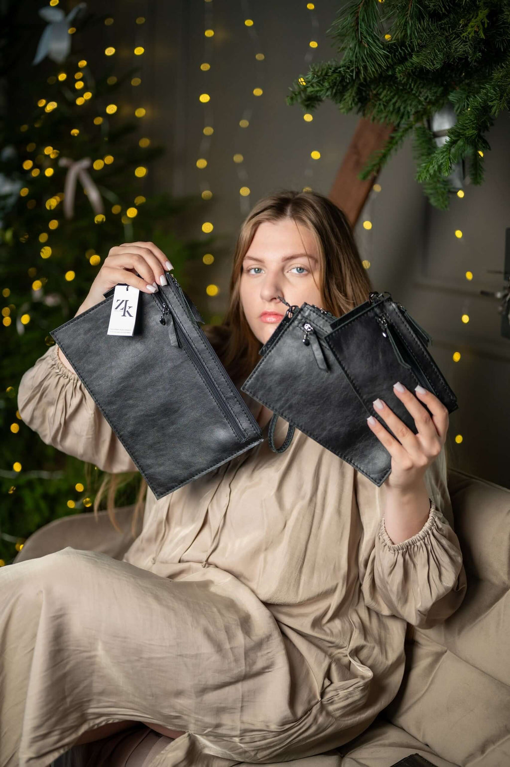 Versatile Leather Wristlet Wallet - Handmade in Latvia with 5-Year Warranty by Zelma Kraft at www.brixbailey.com