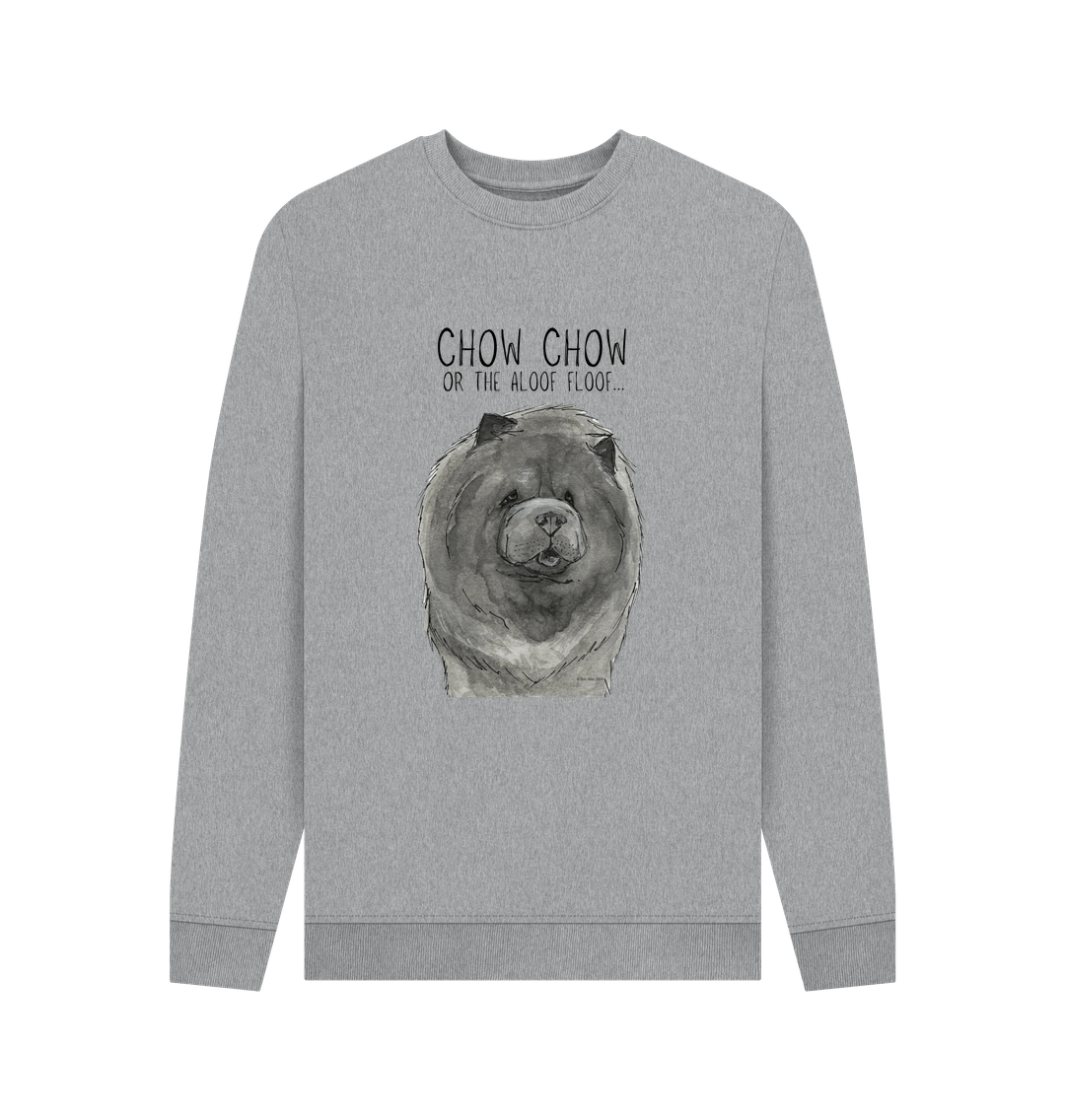 Blue Chow Chow Men's Crewneck Sweatshirt – Featuring The Aloof Floof!