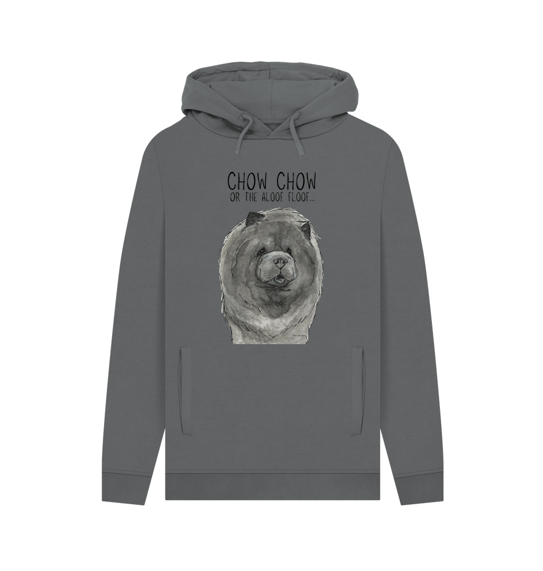 Blue Chow Chow Men's Hoodie – Featuring The Aloof Floof Design!