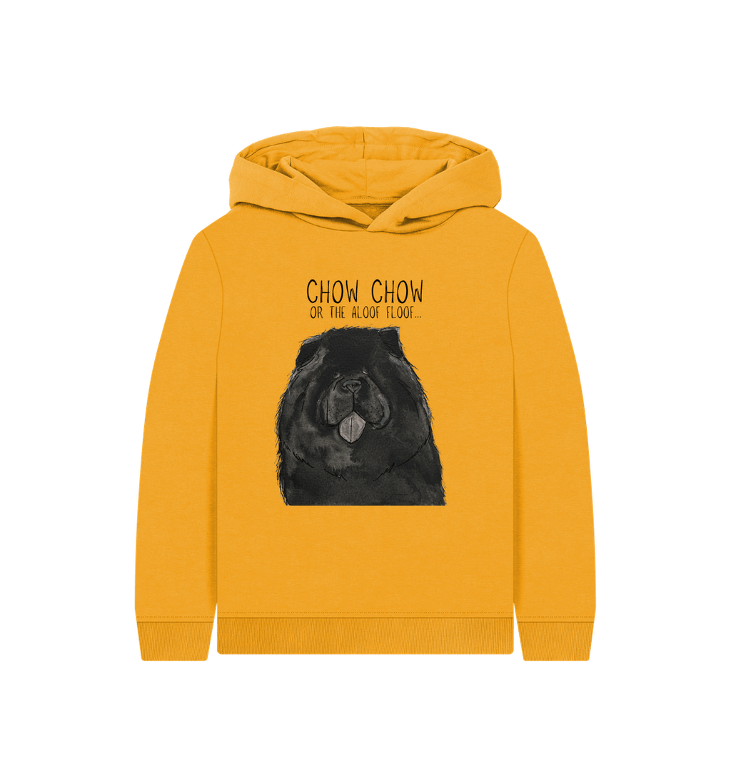 Cozy Black Chow Chow Child's Hoodie – Adorable Dog-Themed Kids' Hoodie