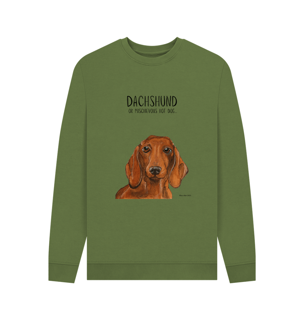 Mischievous Hot Dog Sweatshirt – For the Fearless Doxie Fans!