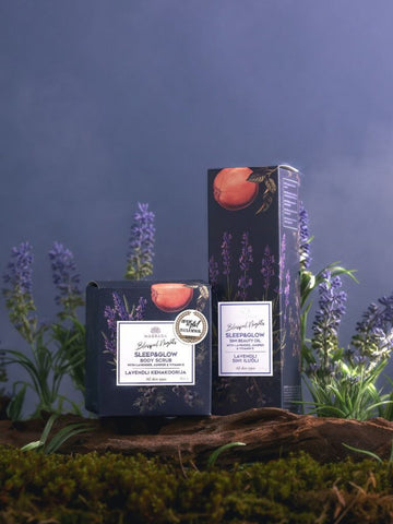 Lavender & Grapefruit Sleep&Glow Set – Organic Spa Experience by Magrada Organic Cosmetics at www.brixbailey.com