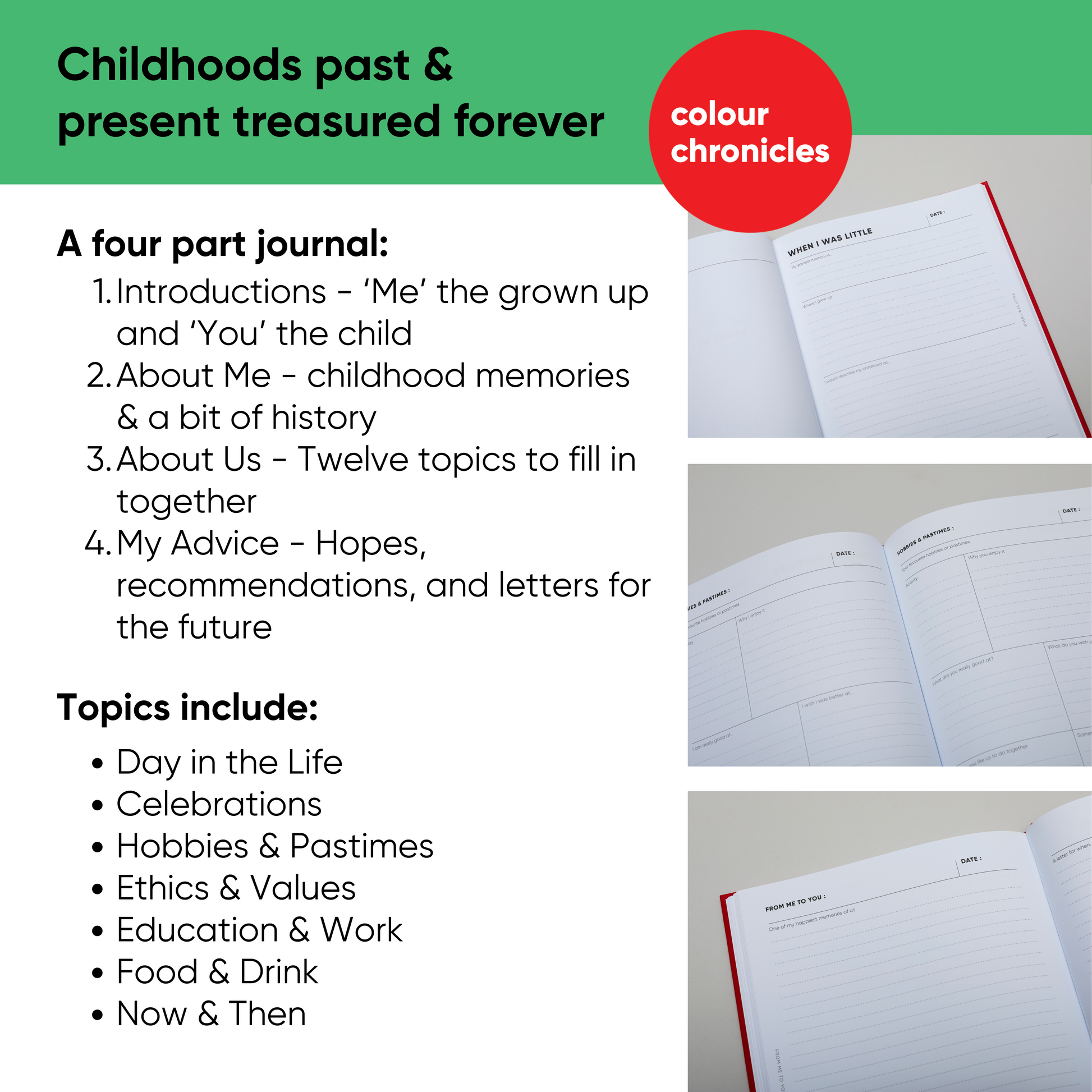 The Book of Me and You: A Shared Memory Journal