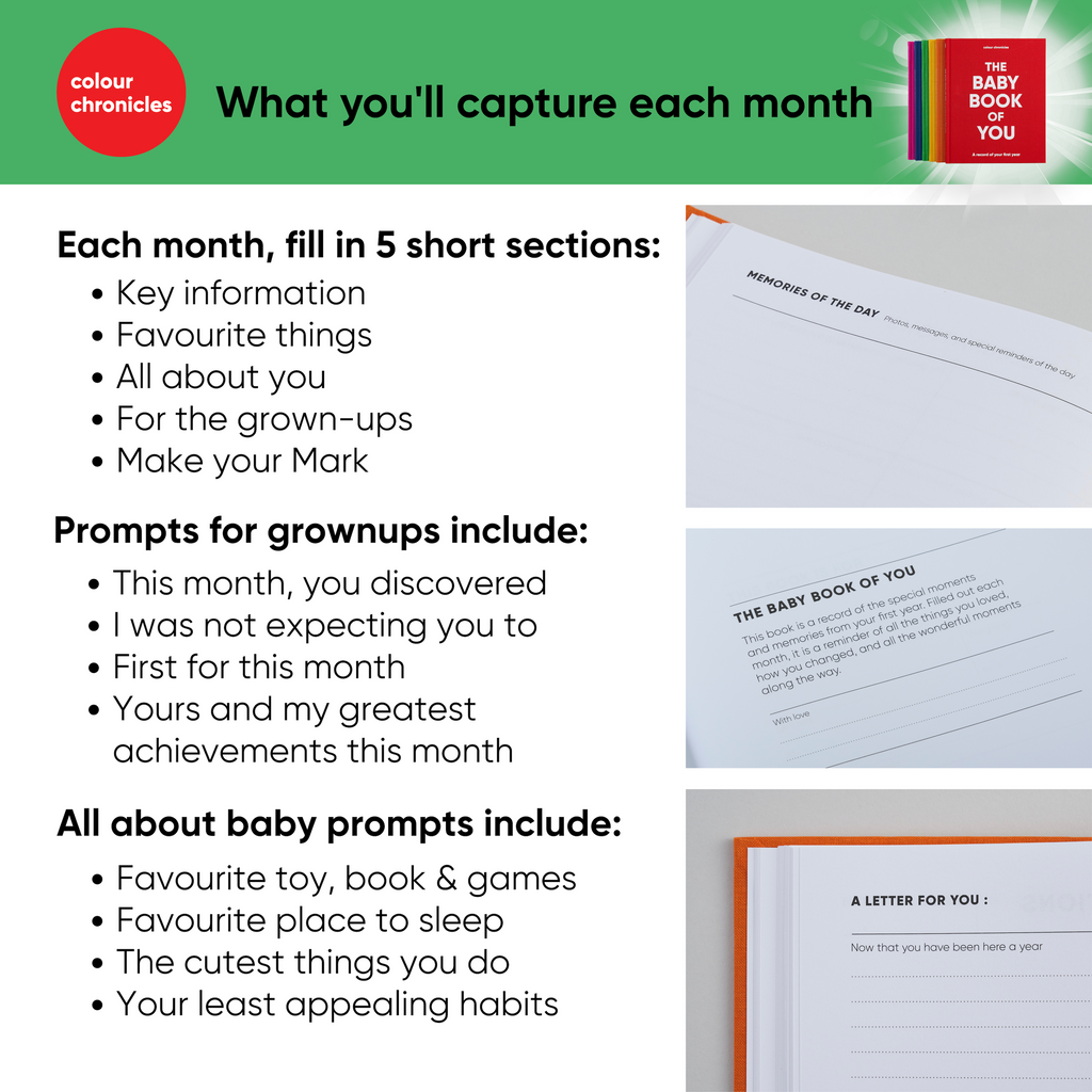 Baby Book of You Record of Your First Year