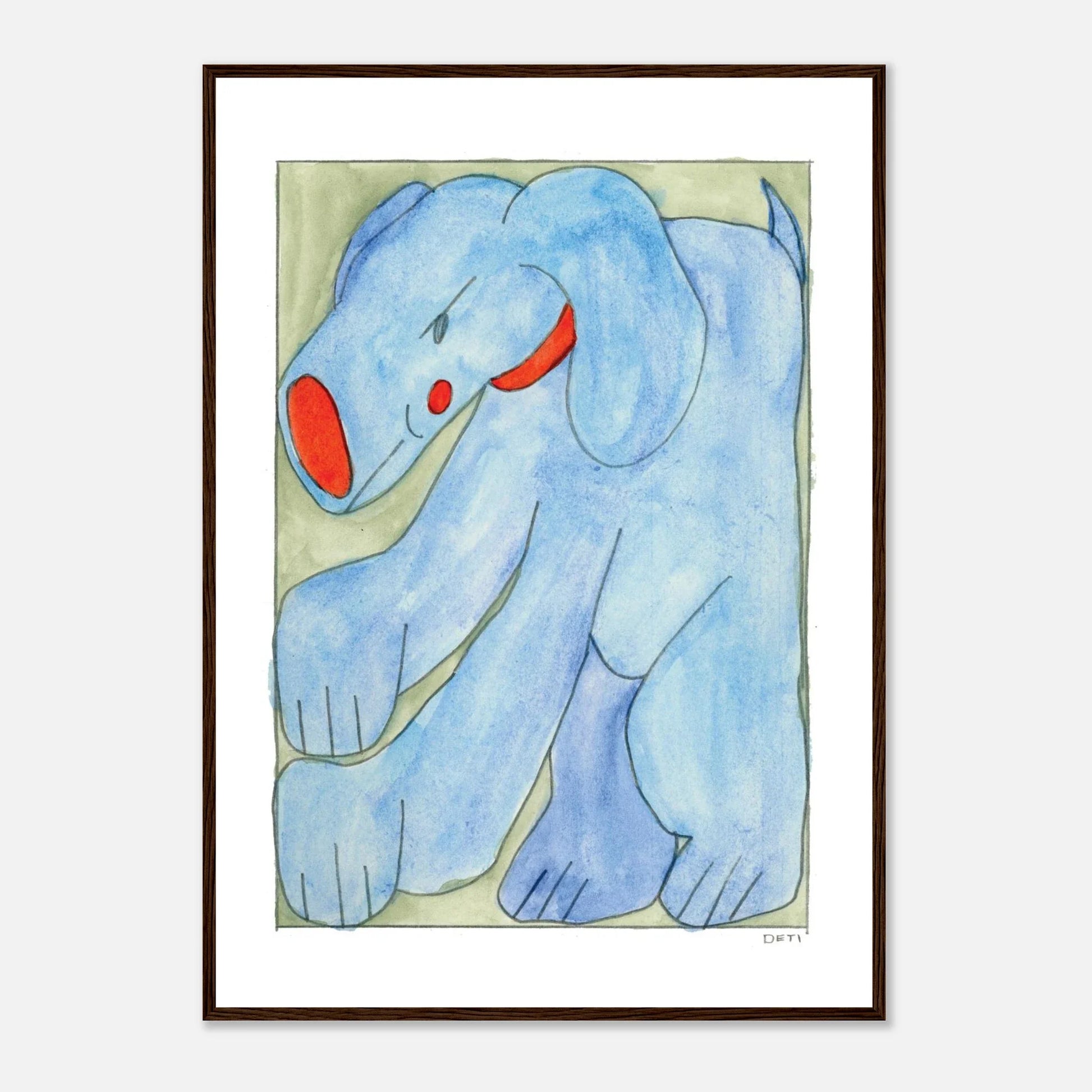 Boog 2 Mischief Framed Print by Hayley Deti