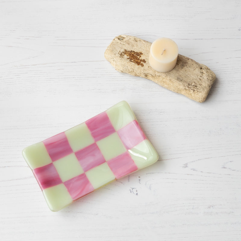 15x8cm Chequered Dual Coloured Medium Tray - Bullseye Collection