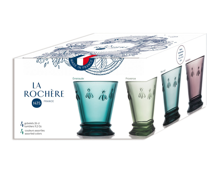 Abeille Bee Tumblers – Versatile & Elegant French Glassware by La Rochère at www.brixbailey.com