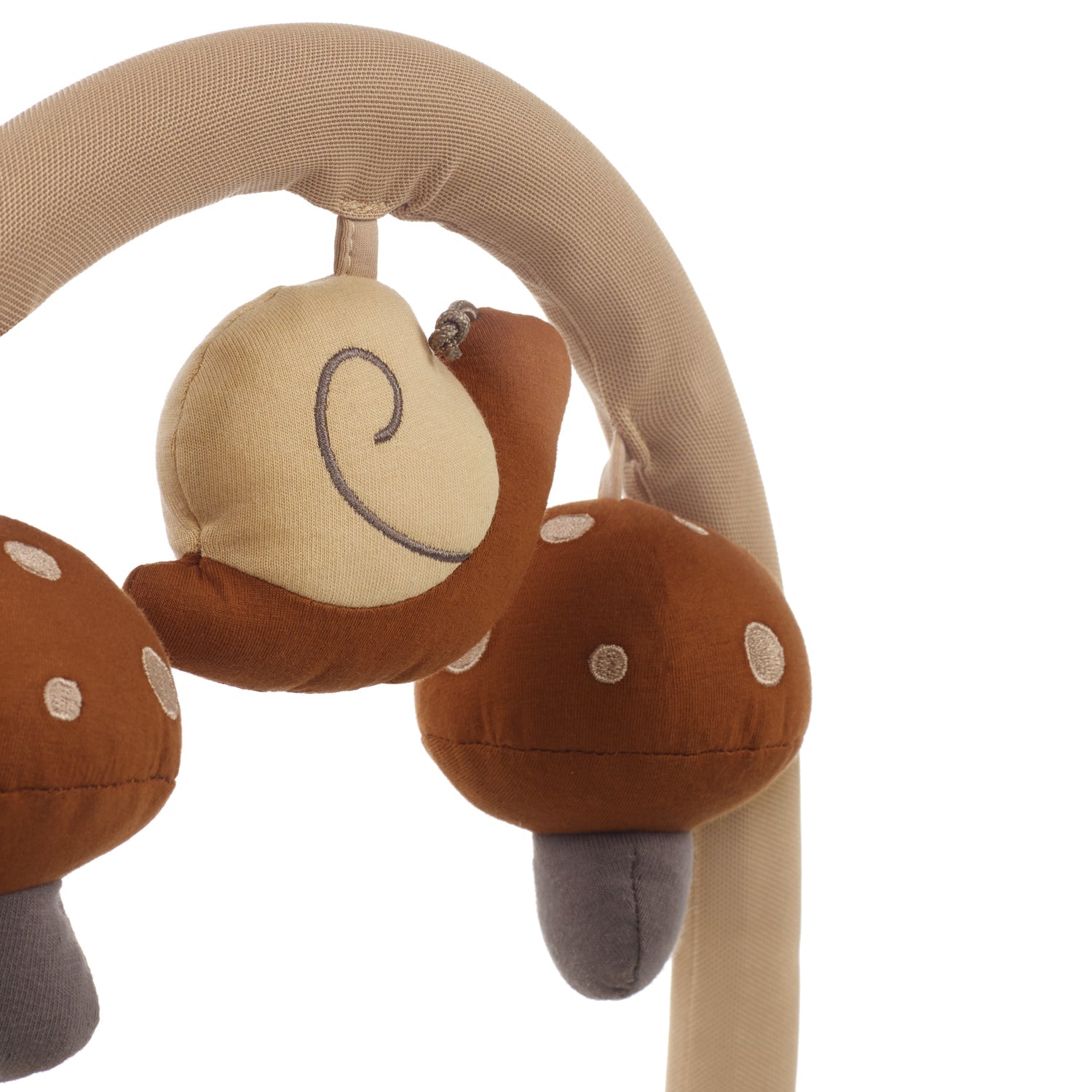 Fold Hammock Baby Rocker with Toy Arch and Reversible Newborn Cushion in Star