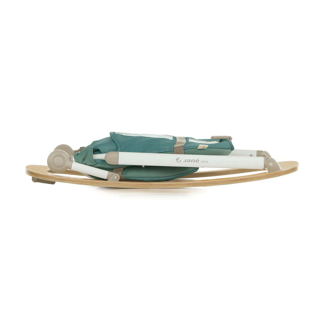 Wooden Hammock Natural Birch Rocker with Padded Insert Sesame