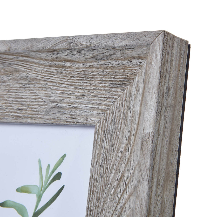 Grey washed 4x6 wooden photo frame with distressed finish, perfect for rustic or modern home decor by Sostter at brixbailey.com