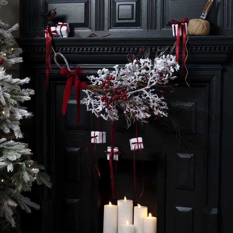 Rustic reclaimed metal ornament in rich brown, weathered finish, 11cm tall, perfect for industrial or eclectic home decor by Sostter at brixbailey.com