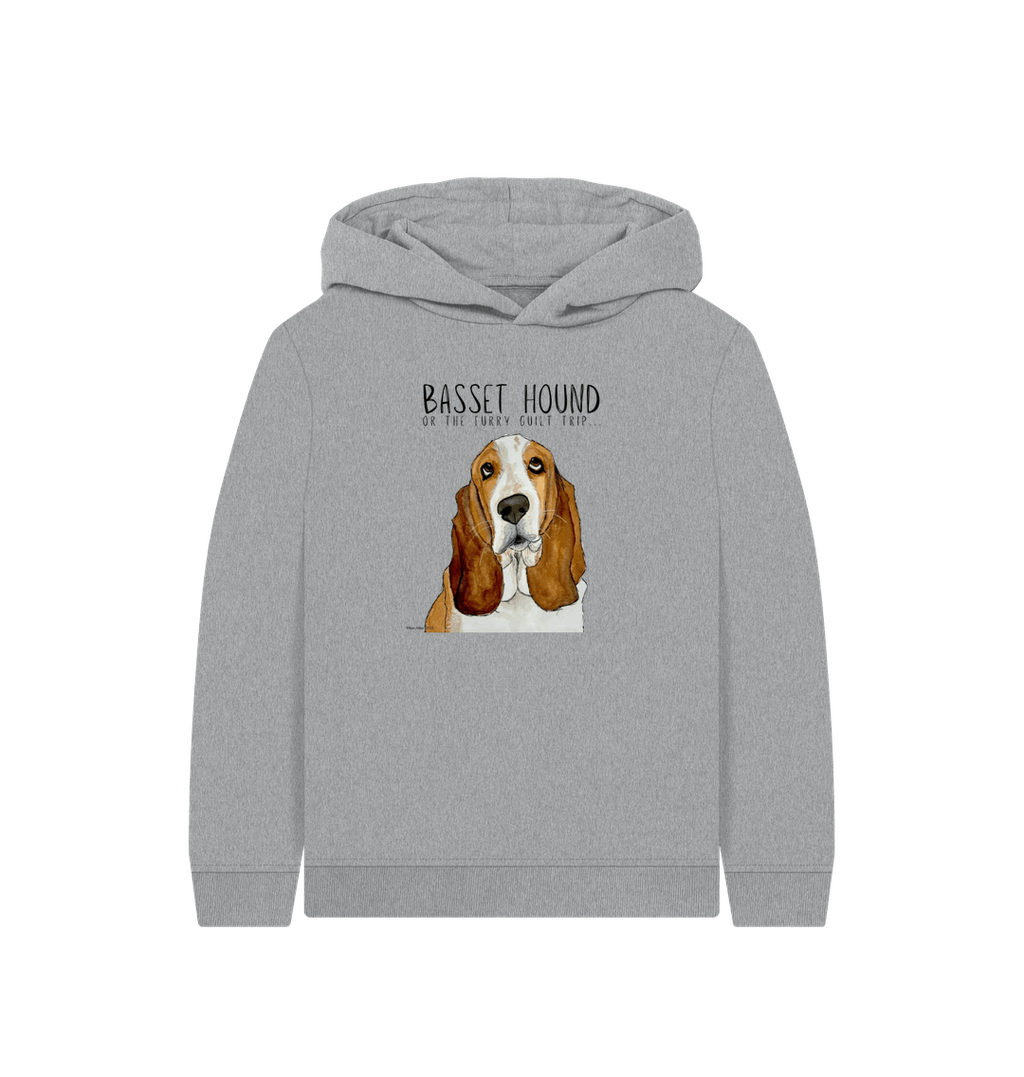 Basset Hound Child’s Hoodie: The Ultimate Guilt Trip, Now in Hoodie Form!