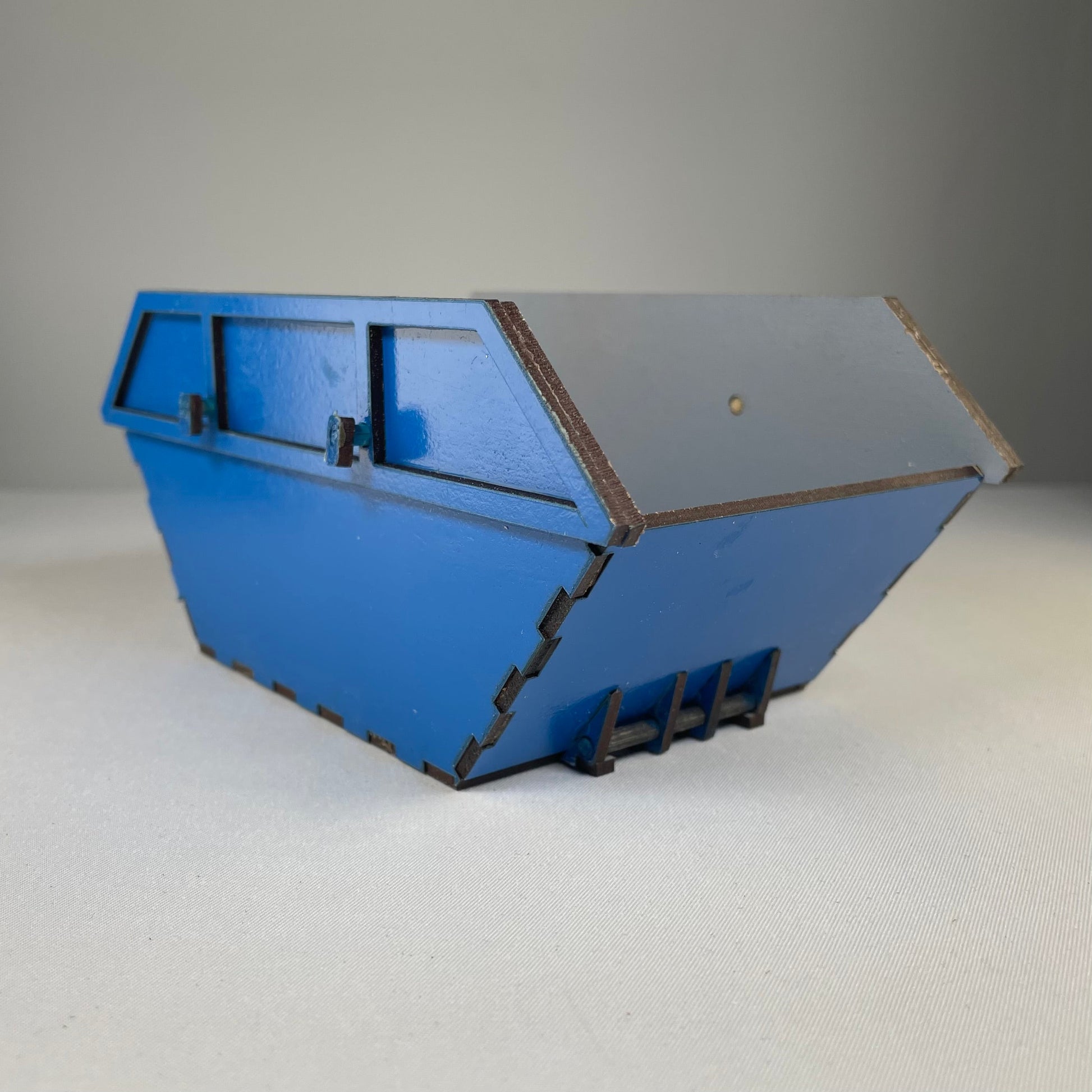 Skip Waste Container - Flatpack Model Kit by Curious Rabbit ®