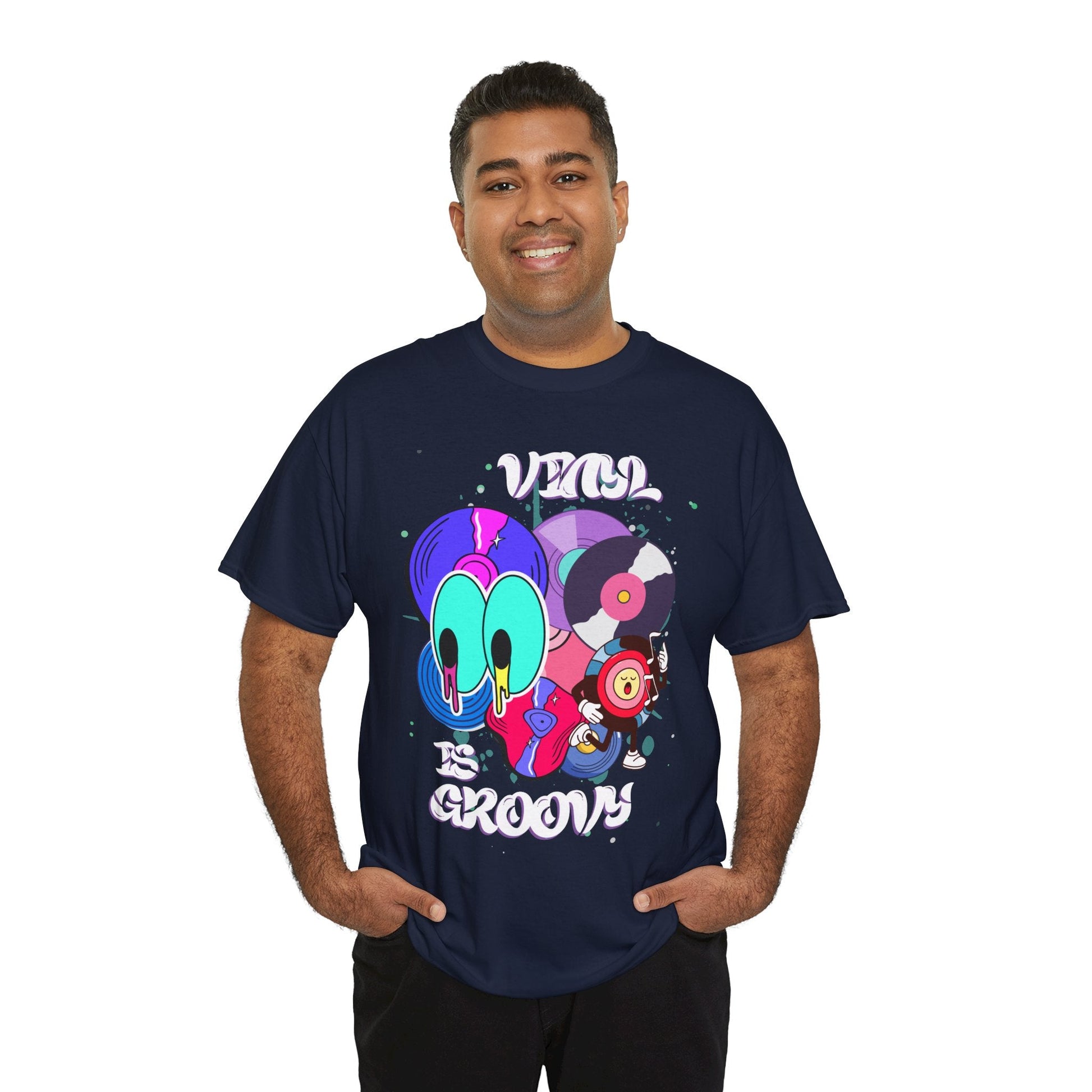 Vinyl Is Groovy Men's T-Shirt