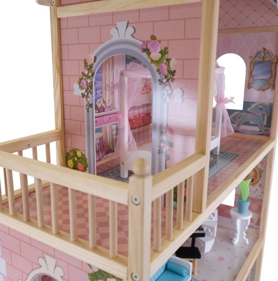 Gerardo's Wooden 3-Story Dollhouse – Immersive & Safe Play by Gerardo's Toys at www.brixbailey.com