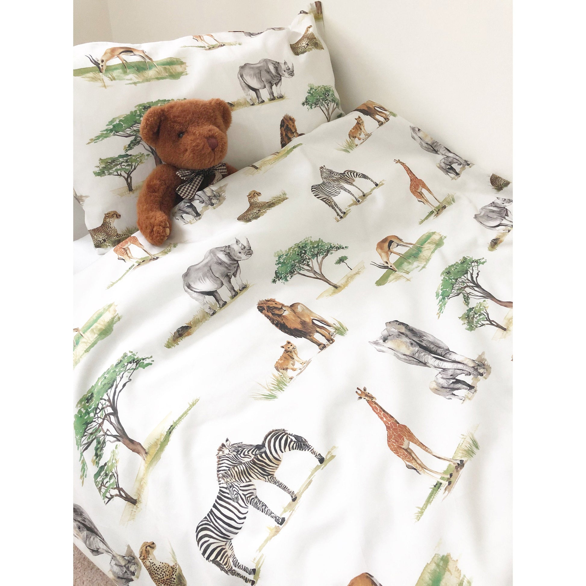 Safari Animals Children's Bedding Set