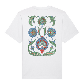 Organic Cotton Arabic Art T-shirt – Ethical & Eco-Friendly by Hopera at www.brixbailey.com