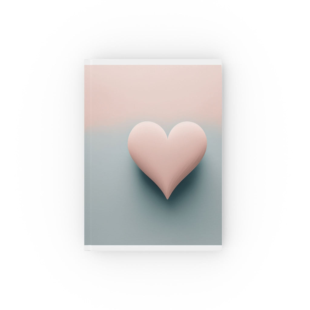 Hardback Journal – Minimalist Love Heart Aesthetic