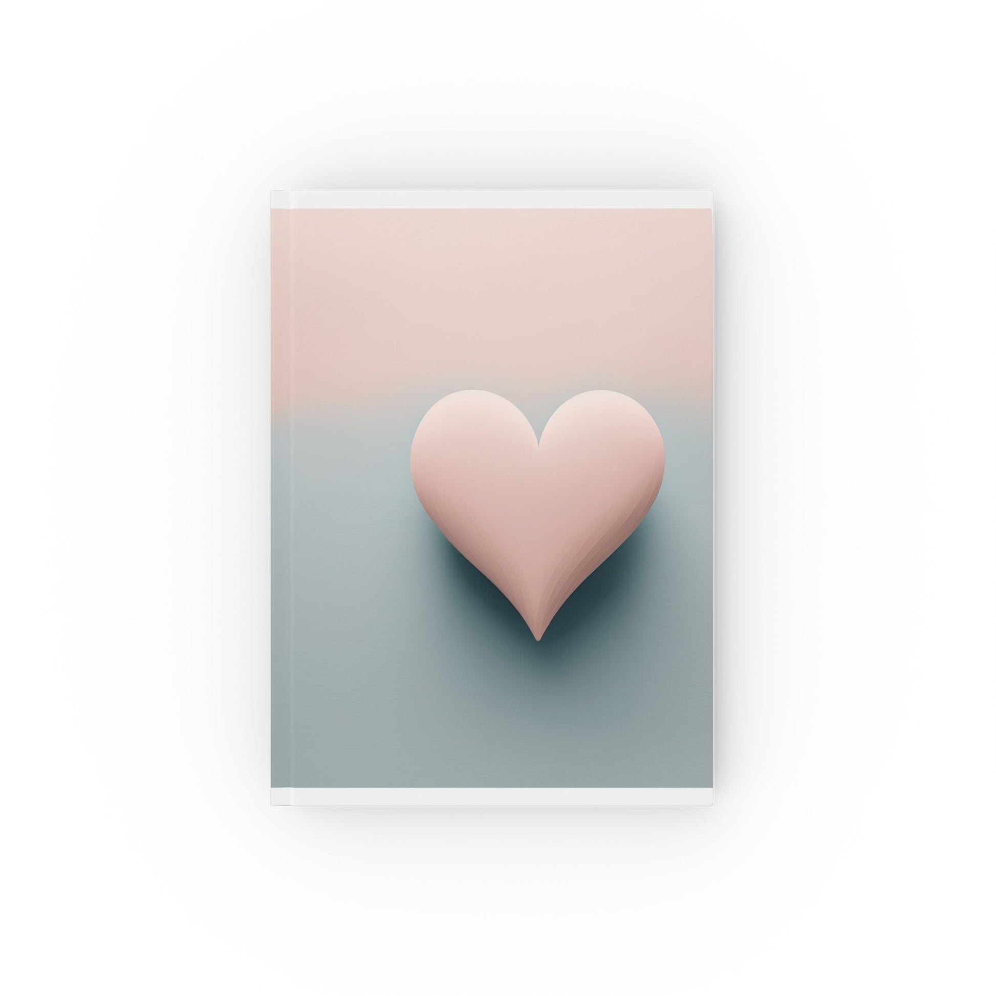 Hardback Journal – Minimalist Love Heart Aesthetic