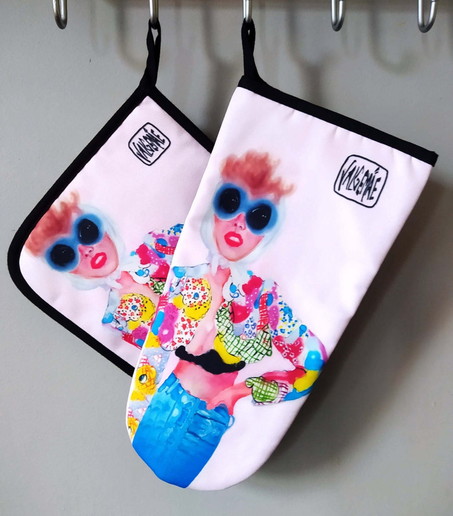 Chic in Moschino Pot Holder – Handmade & Artistic Design  by Katrin Valgemäe at brixbailey.com