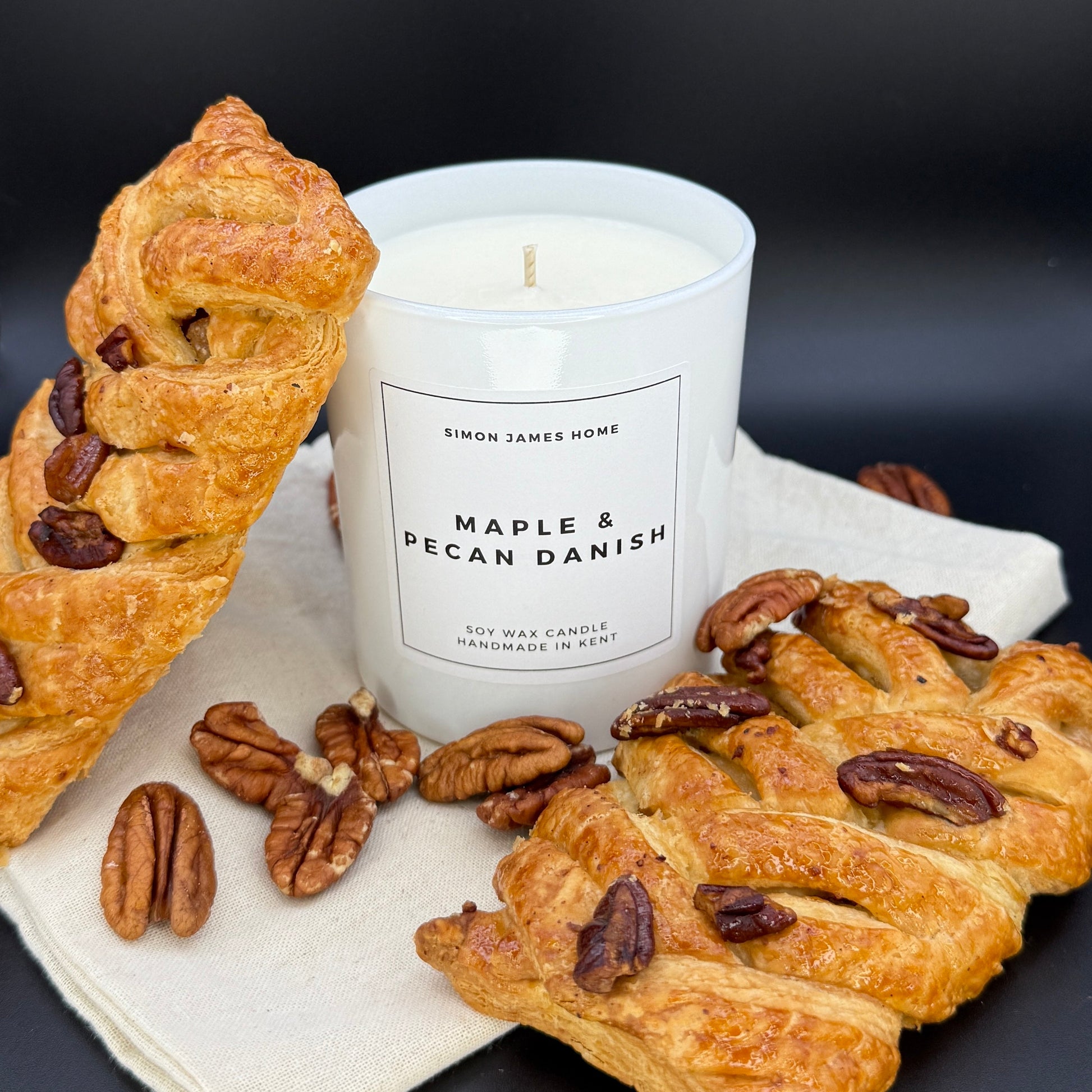 Maple & Pecan Danish Handmade Soy Wax Candle