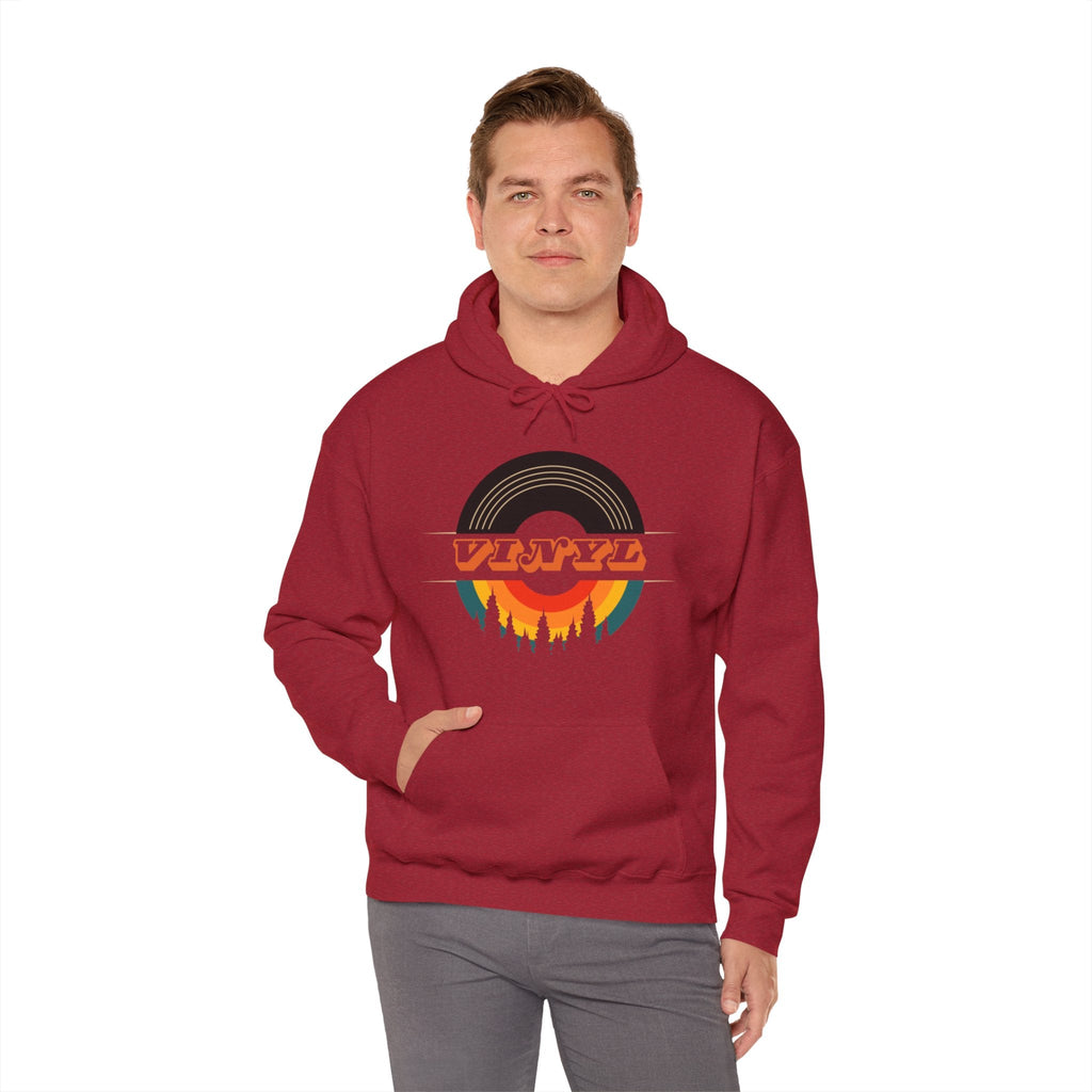 Vinyl Record Logo Men's Hoodie