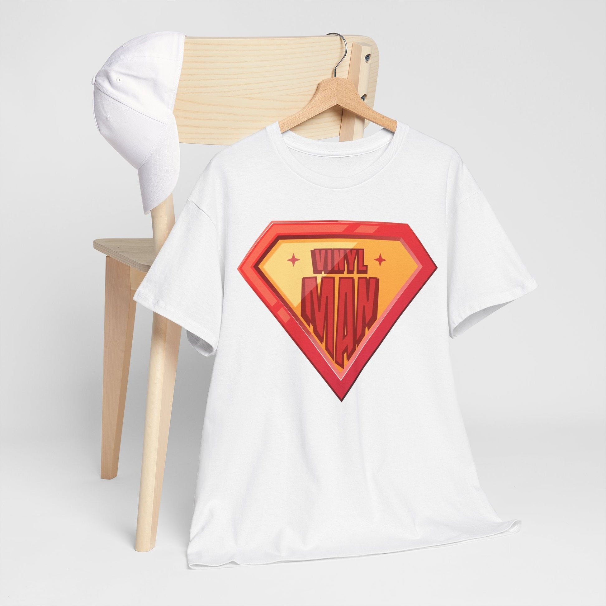 Vinyl Man Men's Superhero T-Shirt